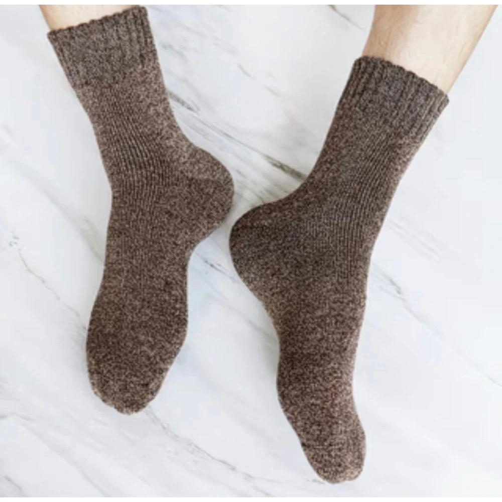 Calcetines De Senderismo Gruesos De Felpa Para Exteriores Invierno 7-12 Pares 5